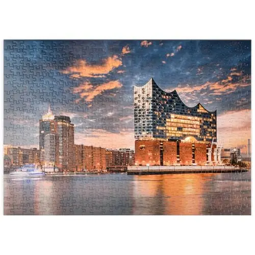 MyPuzzle Die Elbphilharmonie in Hamburg - Premium 500 Teile Puzzle - MyPuzzle Sonderkollektion von Puzzle Galaxy