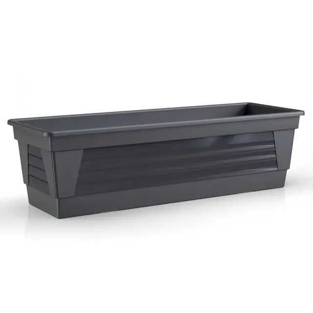Plastard 60cm Anthrazit Blumenkasten