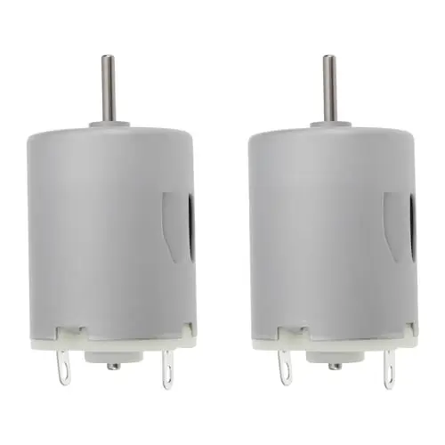 Create idea 2X Mini 280 DC Motor 3-12V 5000-15000RPM Kleiner Elektromotor für DIY Spielzeugauto-Modellprojekte