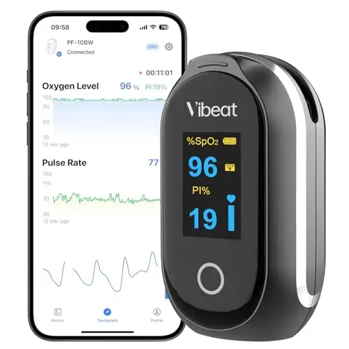 vibeat schlaf pulsoximeter
