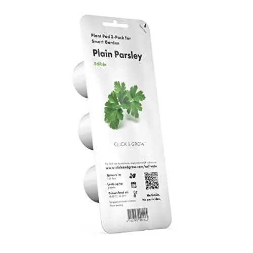 Click & Grow Petersilie Nachfüllkapseln, 3er-pack, für den Smart Garden | Patented Smart Soil. Nachfüll Plant Pods Substratkapsel. Kompatibel mit allen Click & Grow Smart Garden Modellen