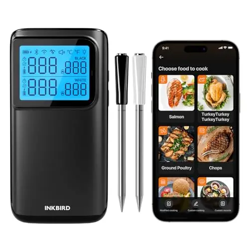 inkbird int-12e-bw fleischthermometer