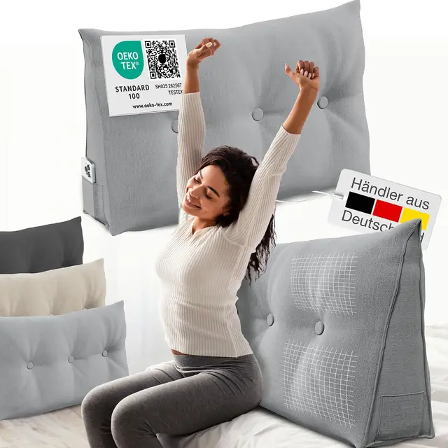 eloneo rückenkissen keilkissen