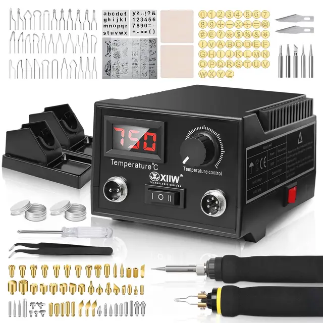 xiiw 100w brandmalkolben set digital