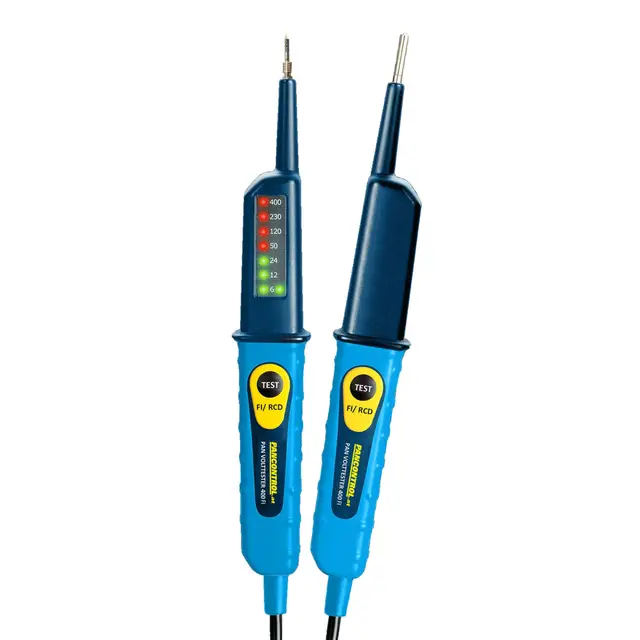 Pancontrol PAN Volttester 400FI | Spannungsprüfer mit LED-Anzeige 6-400V AC/DC + 30mA FI-Test