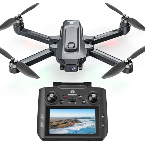 DEERC D35Plus GPS-Kameradrohne 4K mit FPV-Bildschirm