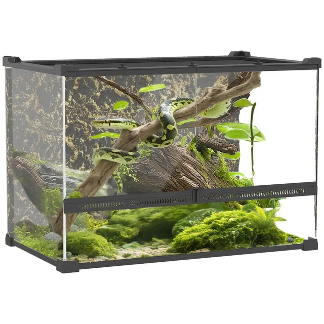 PawHut 48L Reptilien Terrarium