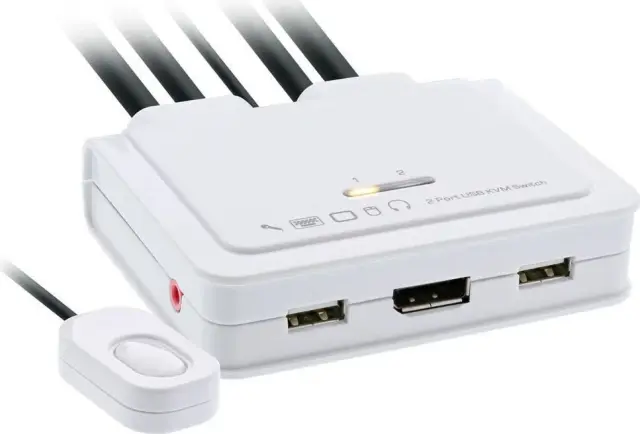InLine 63613I 2-fach KVM-Switch
