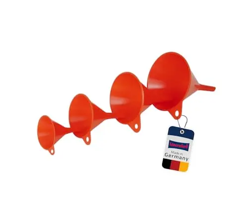 hünersdorff trichter-set 4-teilig rot