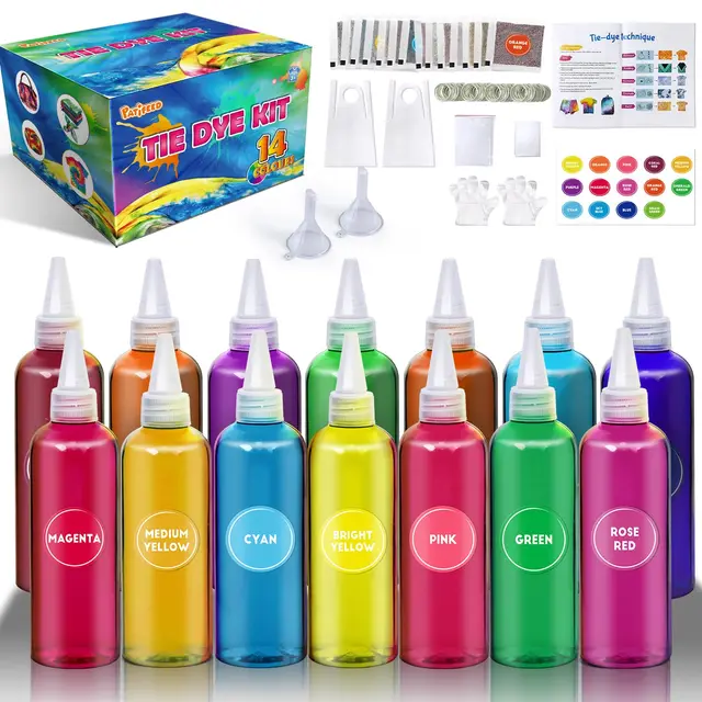 patifeed batikfarben set 14 farben tie