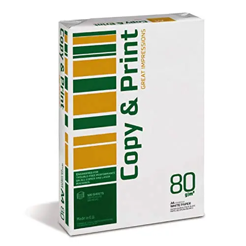 Kopierpapier Druckerpapier/DIN A4, 80g/m²/ 1 x 500 Blatt/Qualitätsklasse - C/Universalpapier/für Zuhause Büro und das Homeoffice/Multifunktions-Papier