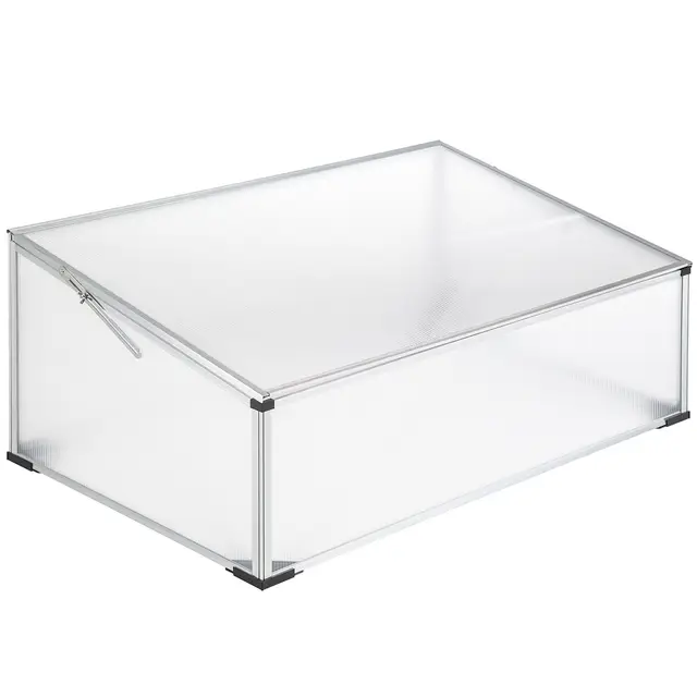 tectake frühbeetaufsatz 102x61x31 cm