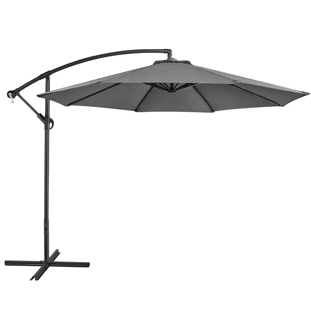 Yaheetech Neigbarer Achteck-Sonnenschirm