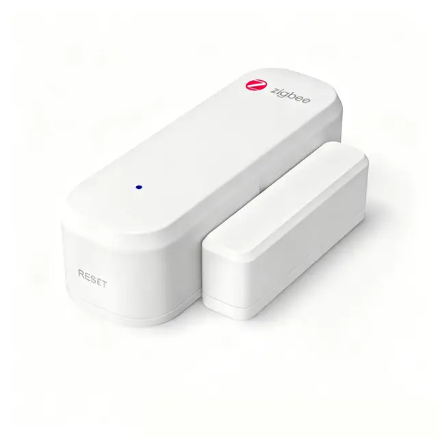 Zigbee Tür- und Fenstersensor, LincoSoft Smarter Fenstersensor Zigbee Gateway Erforderlich, Drahtlose Home Fensteralarm Einbruchschutz Kompatibel mit Alexa und Google Home Sicherheit Energieeffizient