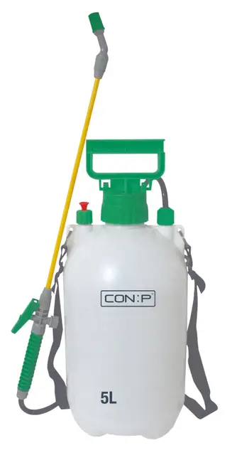 Gartensprüher 5 L Handpumpe - grün / weiß - aus hochwertigem Kunststoff - leichtgängige Pumpe - verstellbare Düse / Sprühflasche / Drucksprüher / Pumpsprühflasche / B45045