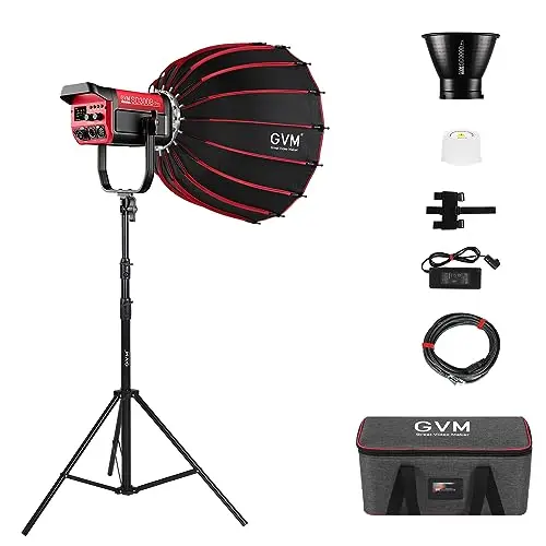 gvm pro sd300b led videoleuchte