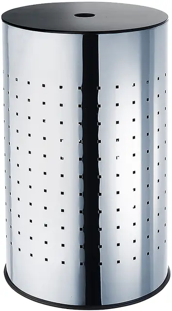 kobolo wäschebehälter 55l rund edelstahl