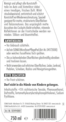SONAX CockpitStar Cockpitreiniger