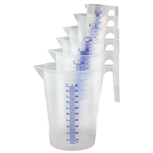 blurea messbecher-set 7tlg polypropylen