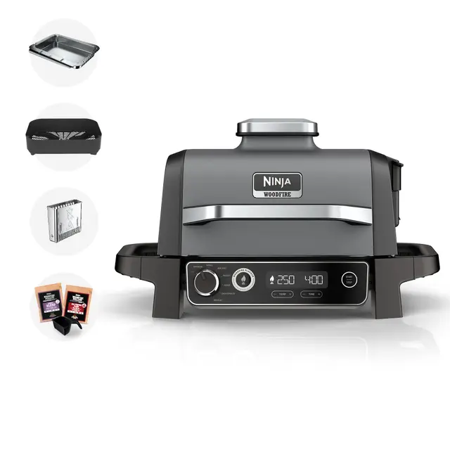 Ninja OG701UK Woodfire Electric Grill