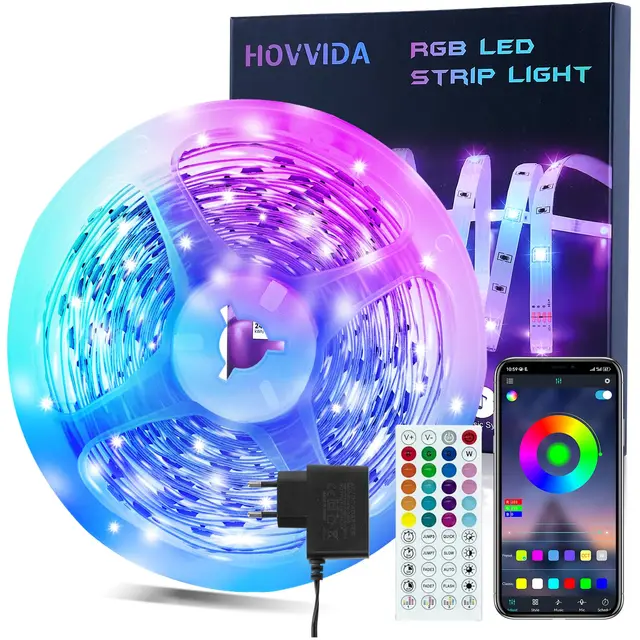 hovvida led strip 10m rgb