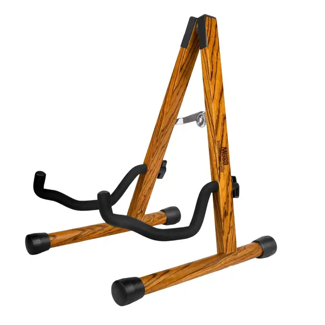 muso gitarrenständer holz a-form
