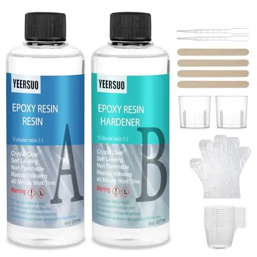 yeersuo epoxyharz set 474ml transparent