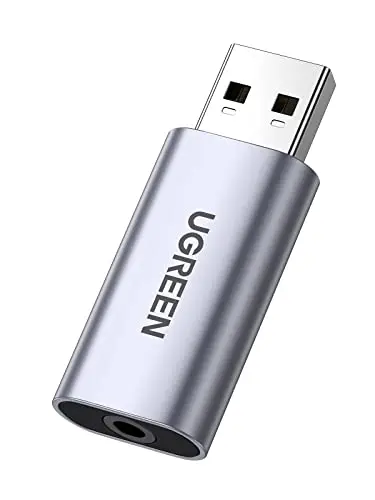 UGREEN USB-Soundkarte 2-in-1 3,5-mm-Klinkenadapter