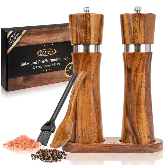 ecence salz und pfeffermühle holz 2er