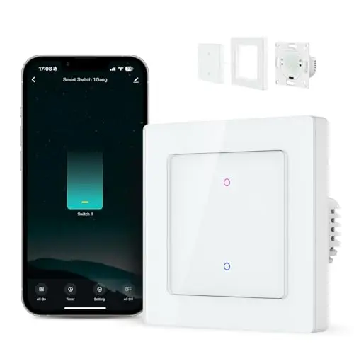 MIUCDA WLAN Lichtschalter 2 Fach