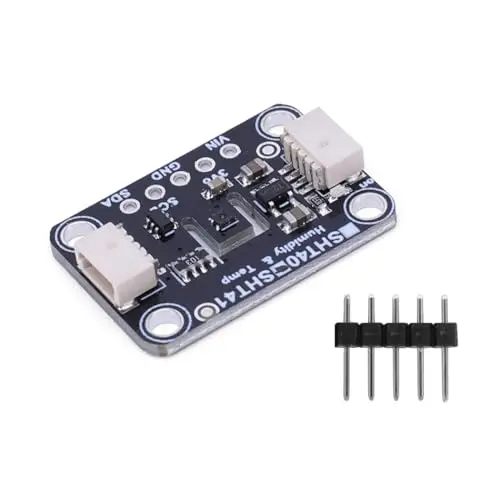 Hailege SHT41 Temperatur-Feuchtigkeitssensor I2C IIC 3,3V-5V Kompatibel mit STEMMA QT Qwiic zur Überwachung der Luftqualität Automatische Steuergeräte