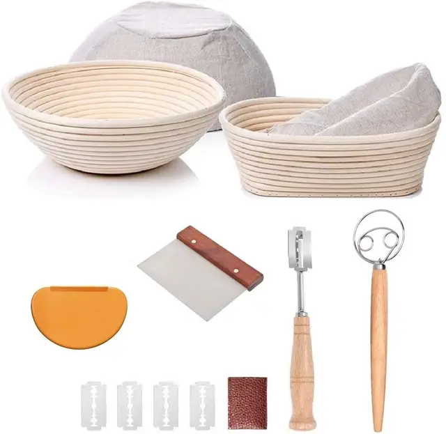 yaani gärkorb set 2-teilig rund oval 22