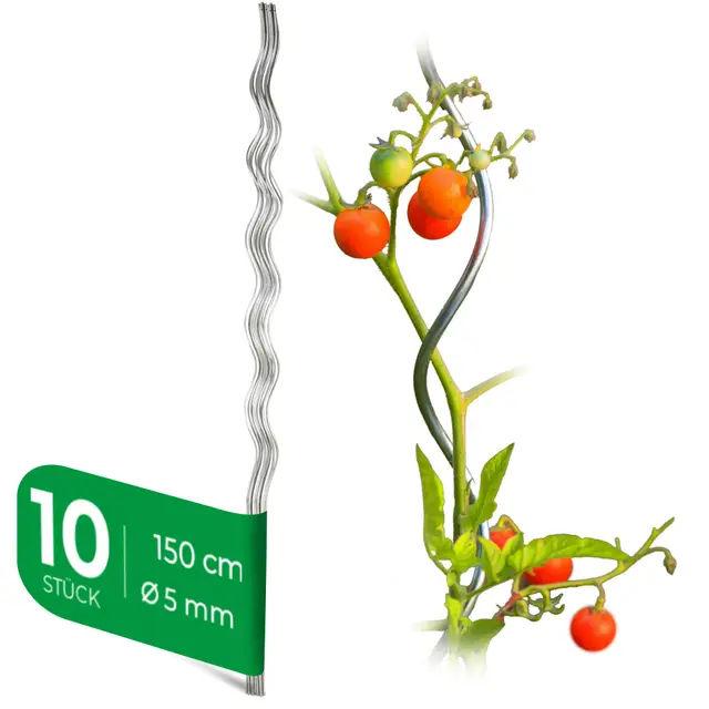 novatool 10 tomatenstäbe 150 cm