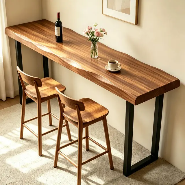 ahtadums bartisch massivholz 5cm