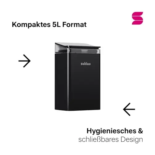 satino 5l kosmetikeimer bad mit deckel