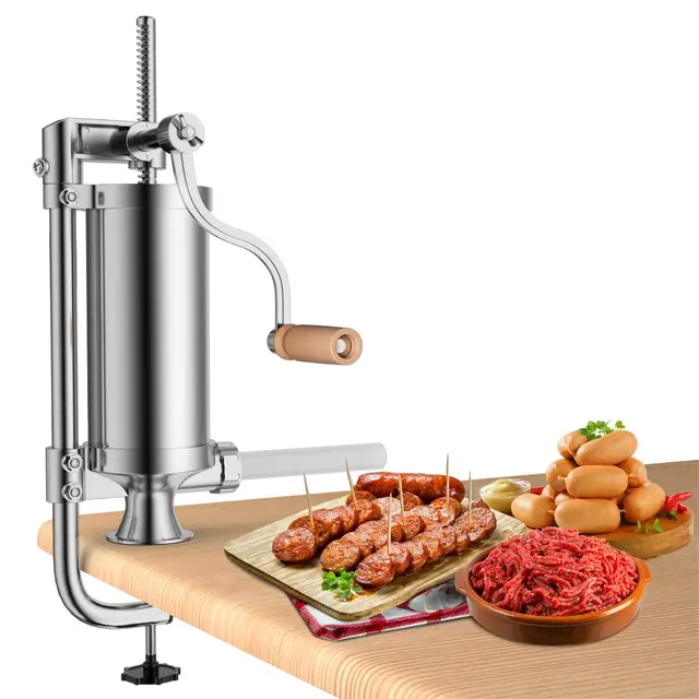costway wurstfüller manuell edelstahl
