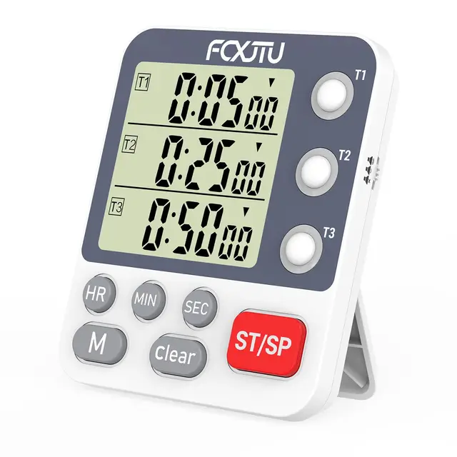 fcxjtu ys318 digitaler dual küchentimer