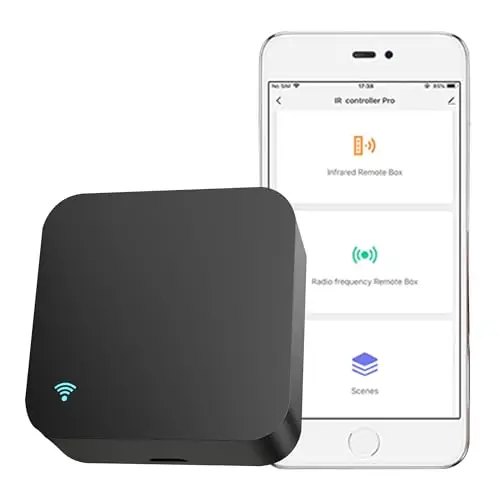 Smart Infrarot IR Fernbedienung, Automatische Wifi Infrarot Fernbedienung, Smart Home Hub, IR Sender, Kompatibel mit Alexa, Google Home, geeignet für Fernseher, Klimaanlagen, Vorhänge usw.