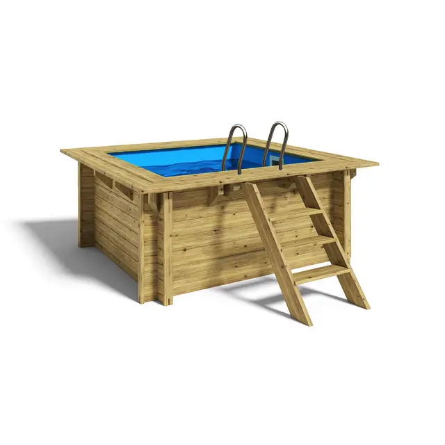 paradies pool holzpool lulu einzelbecken