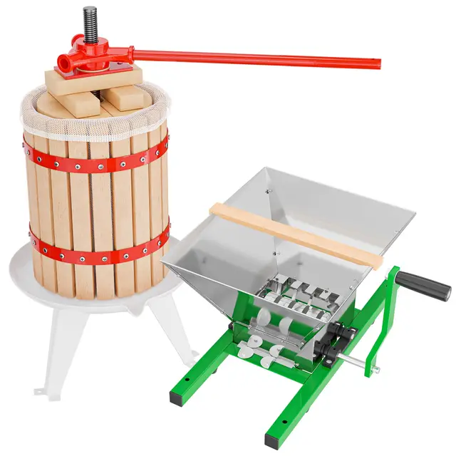 wiltec obstpresse 18l buchenholz