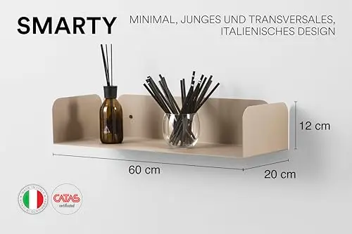 d-segno wandregal metall senf modern