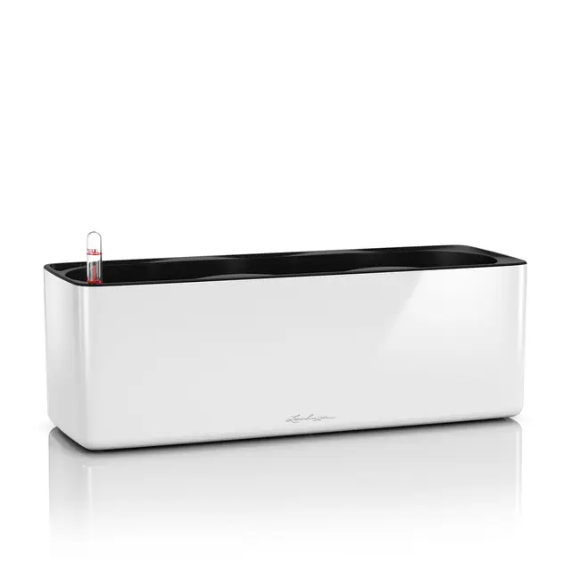 LECHUZA Cube Glossy Triple weiß-highgloss 13670