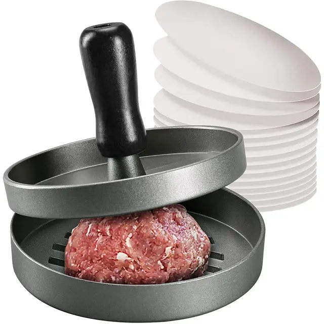 ysshui burgerpresse mit 100 wachspapier