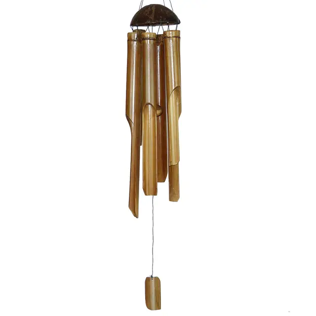 Simandra Windspiel Feng Shui Bambus & Kokosnuss 65-75 cm