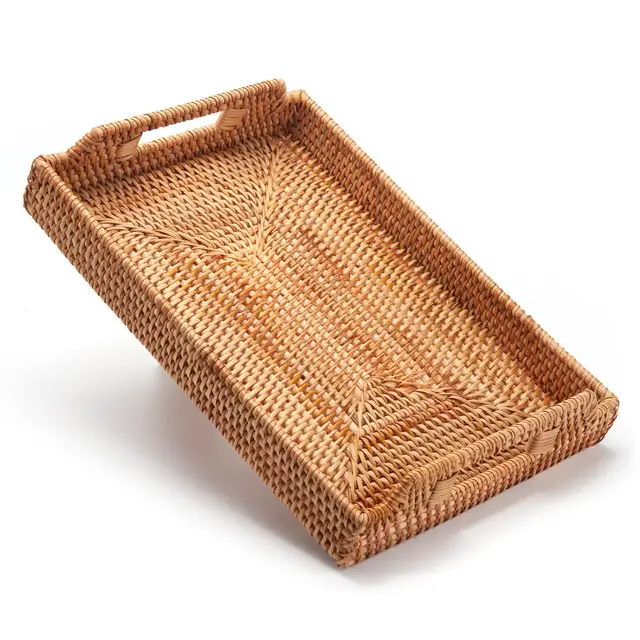 ximisise rattan serviertablett
