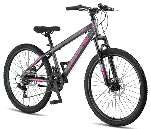 Licorne Bike Thunder Premium Mountainbike in 20, 24, 26, 27.5 und 29 Zoll Fahrrad für Mädchen Jungen Herren und Damen Discbremse