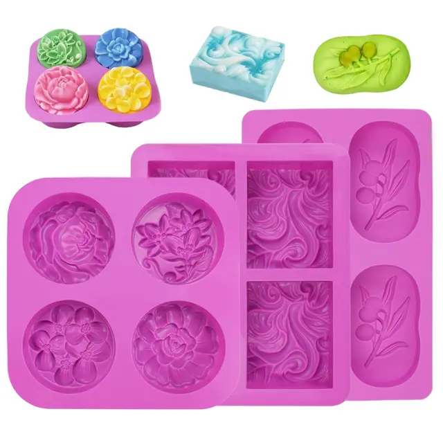 kinetickraft silikon seifengießform set