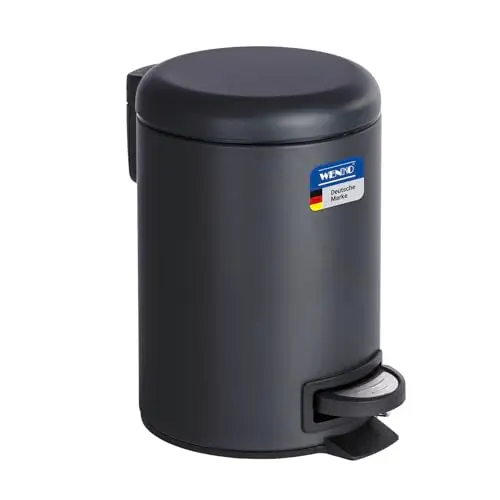 wenko kosmetikeimer 3 liter stahl