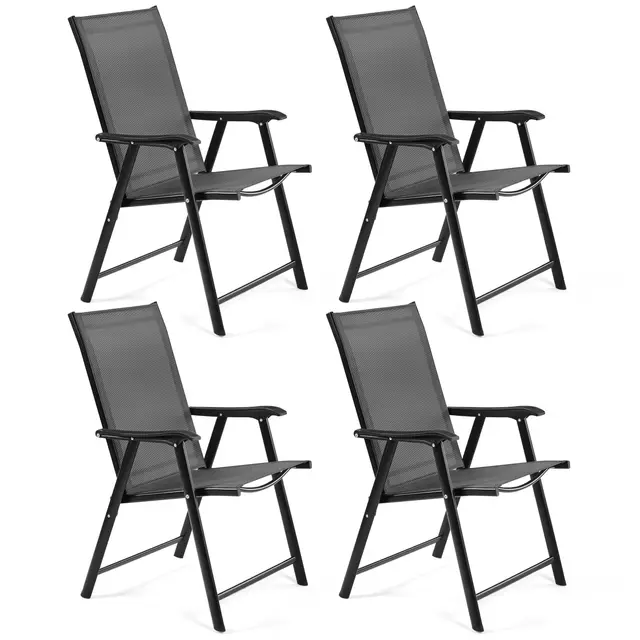 Yaheetech Klappstühle Gartenstuhl-Set