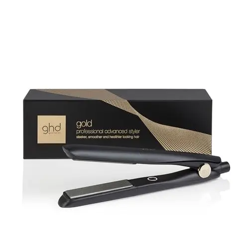 ghd gold Glätteisen: Haarglätter & Hair Straightener für alle Haartypen, 26mm Platten, zum Locken und Glätten, glattes Haare mit mehr Glanz, ohne extreme Hitzeschäden